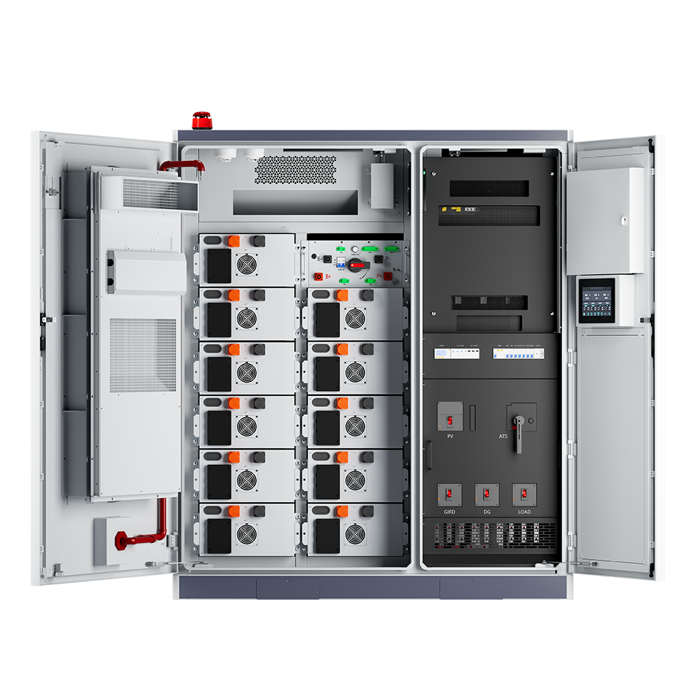 125 kW / 265 kWh PV-Diesel-Batteriespeicher Hybridlösung