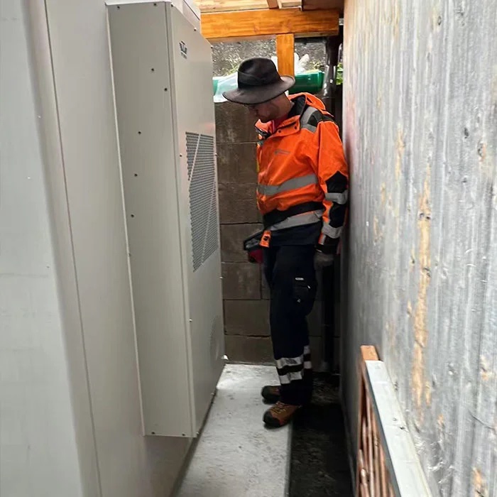 Weitere Ansicht des 200,7-kWh-Speichers in der Schweiz